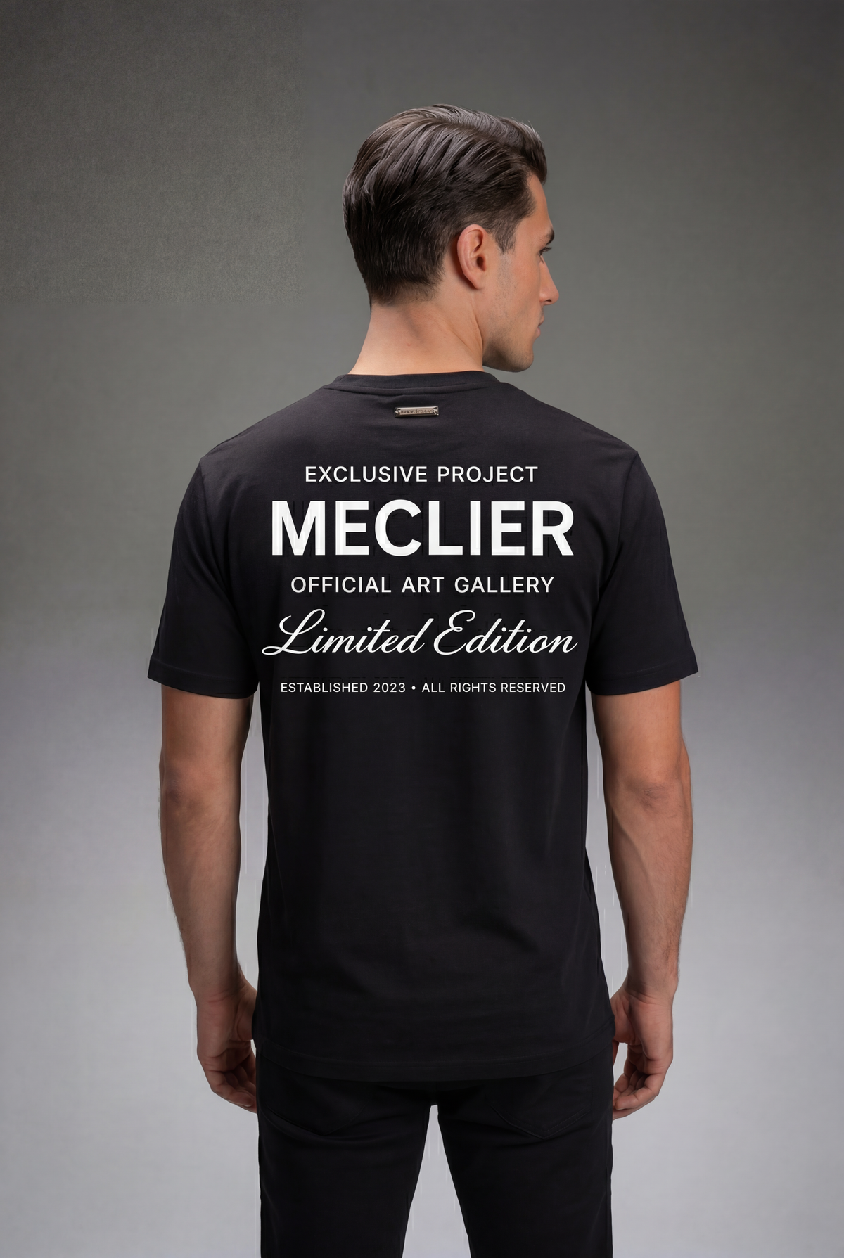CAMISETA MECLIER GALLERY OFFICIAL ART BLACK
