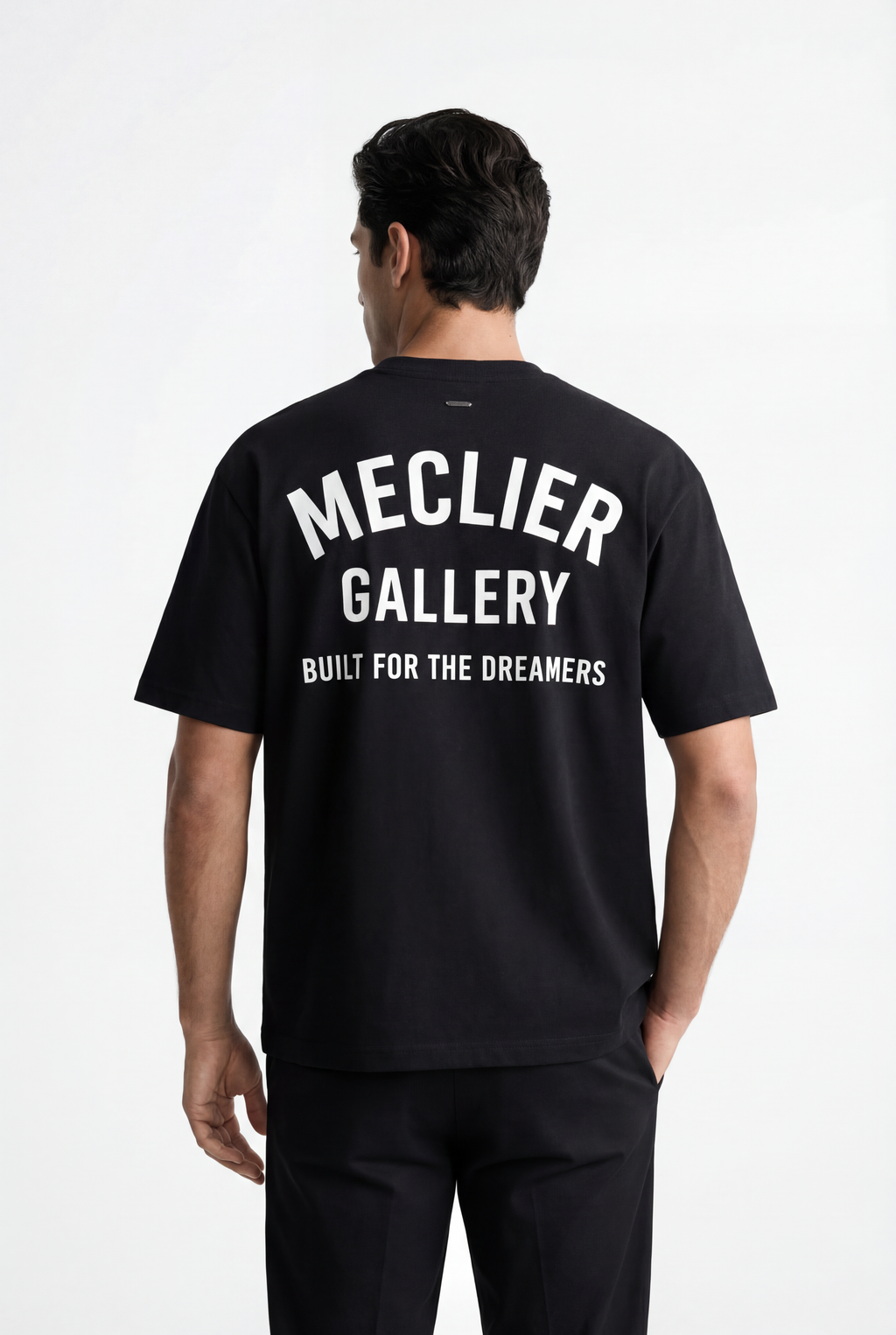 CAMISETA MECLIER OVERSIZE GALLERY DREAMERS BLACK/WHITE