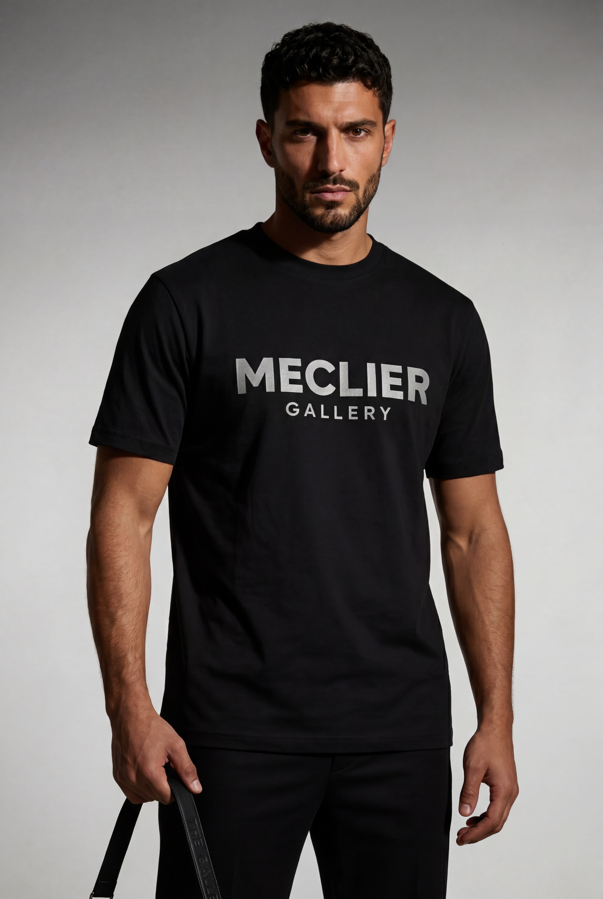 CAMISETA MECLIER MONOCHROME BLACK/GREY
