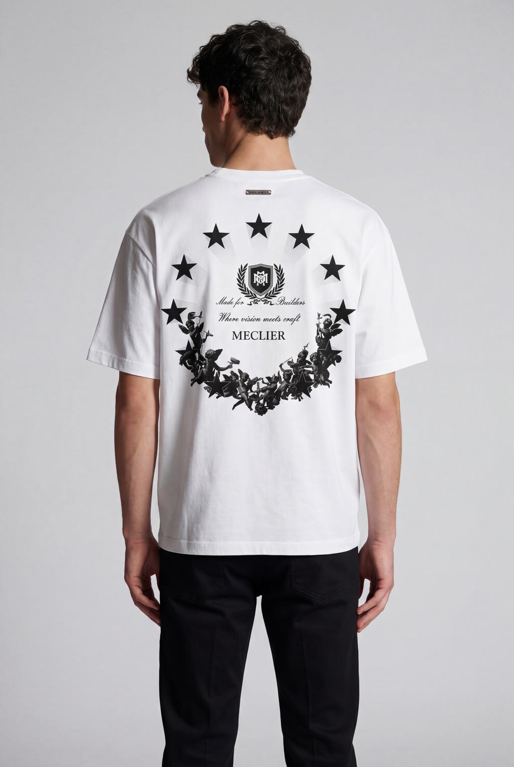 CAMISETA MECLIER GALLERY SEVEN STARS WHITE