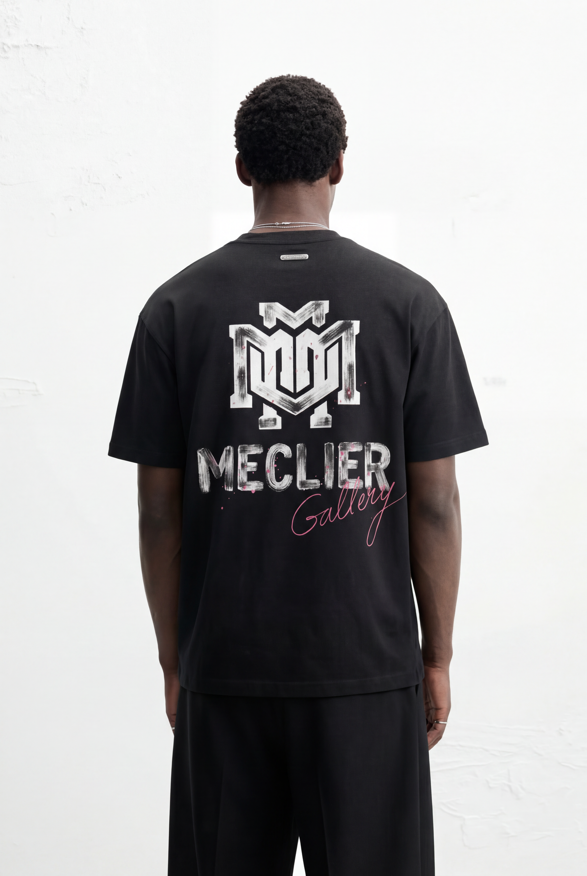 CAMISETA MECLIER GALLERY ART BLACK