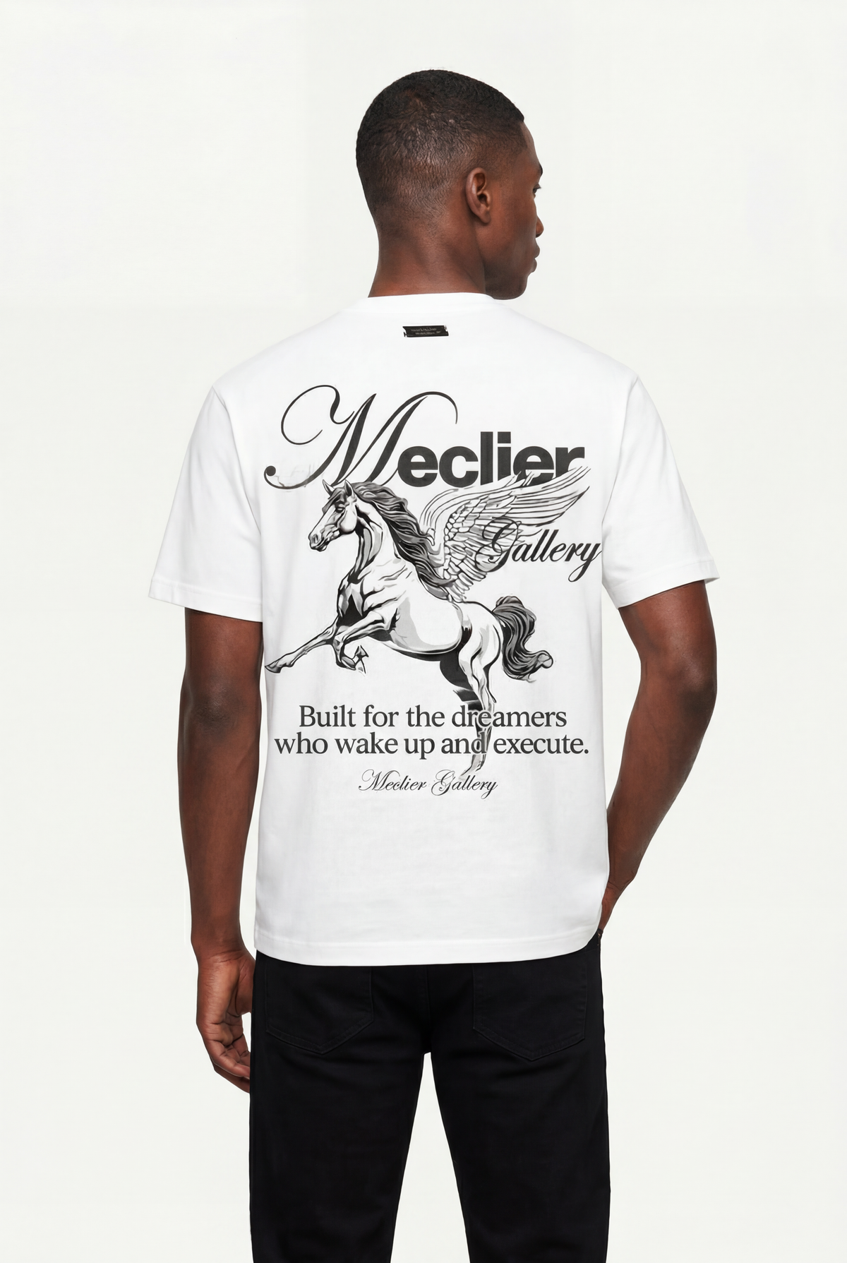 CAMISETA MECLIER GALLERY PEGASUS WHITE