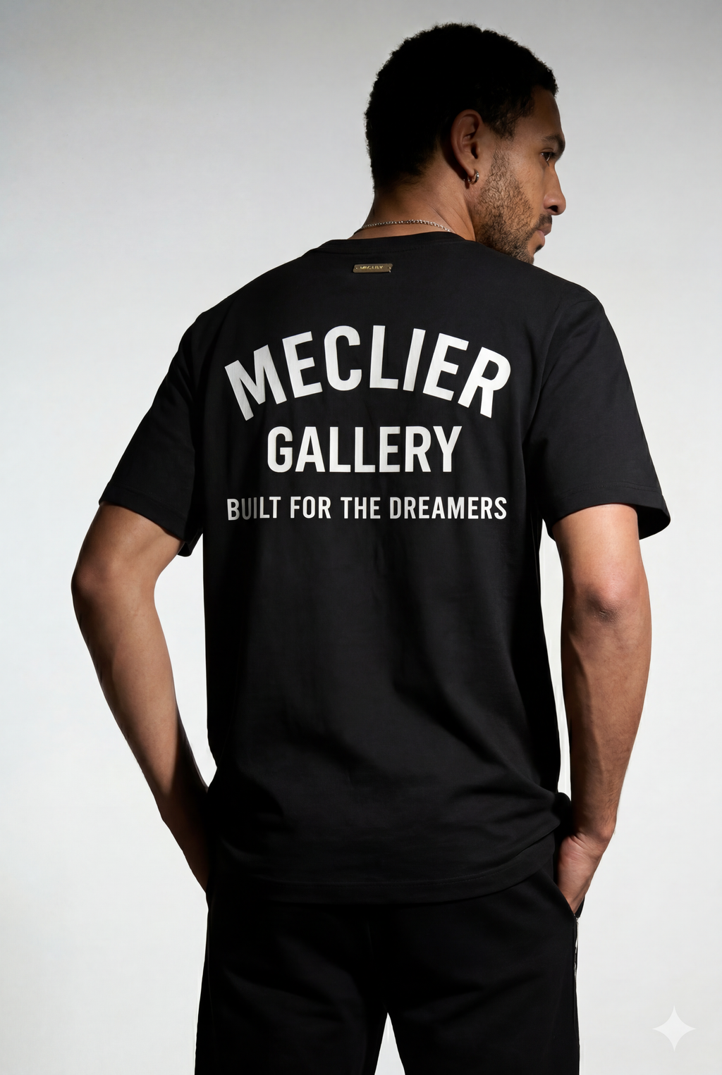 CAMISETA MECLIER GALLERY DREAMERS BLACK/WHITE