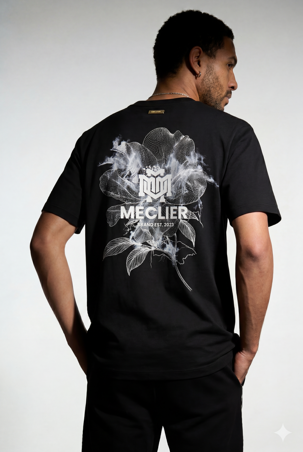 CAMISETA MECLIER GALLERY PRENTIO BLACK