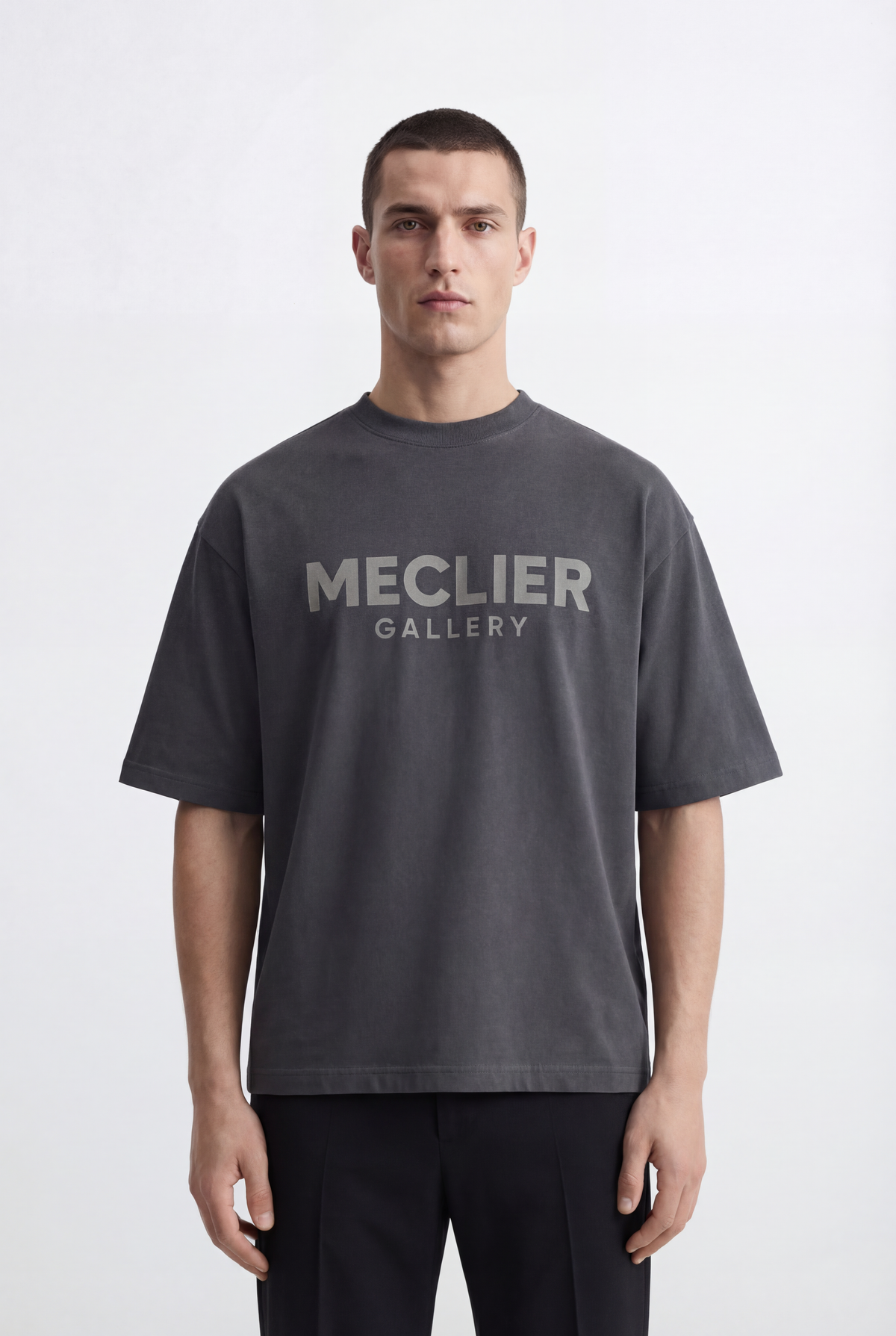 CAMISETA MECLIER OVERSIZE GALLERY DARK GREY/GREY