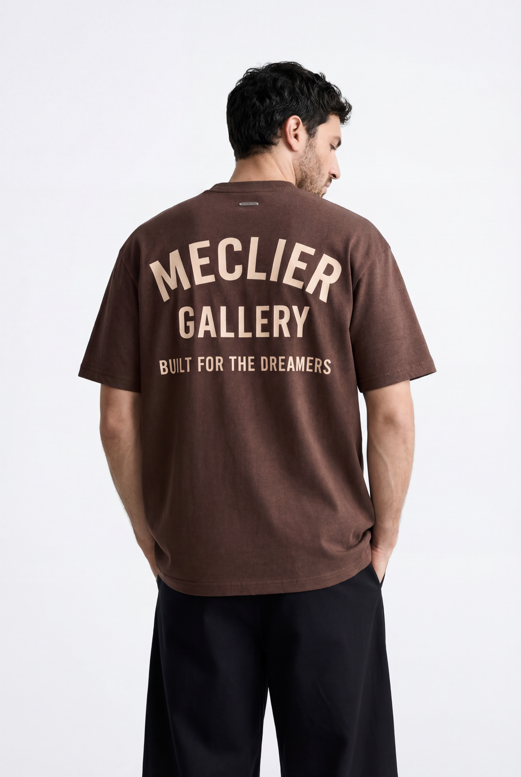 CAMISETA MECLIER OVERSIZE GALLERY DREAMERS BROWN/BEIGE
