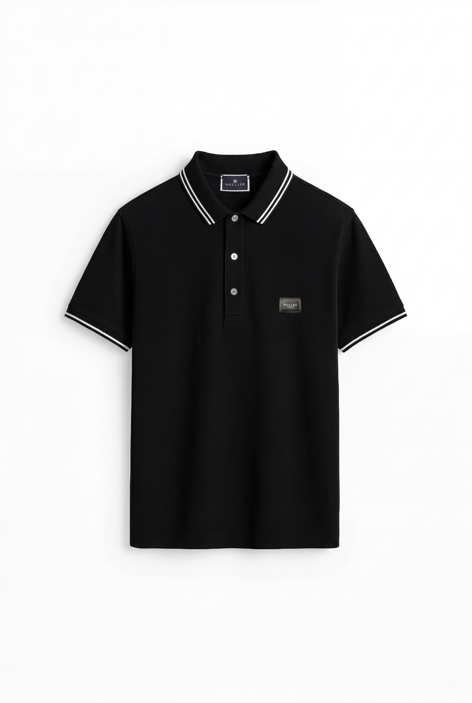 POLO BLACK BASIC CON PLACA