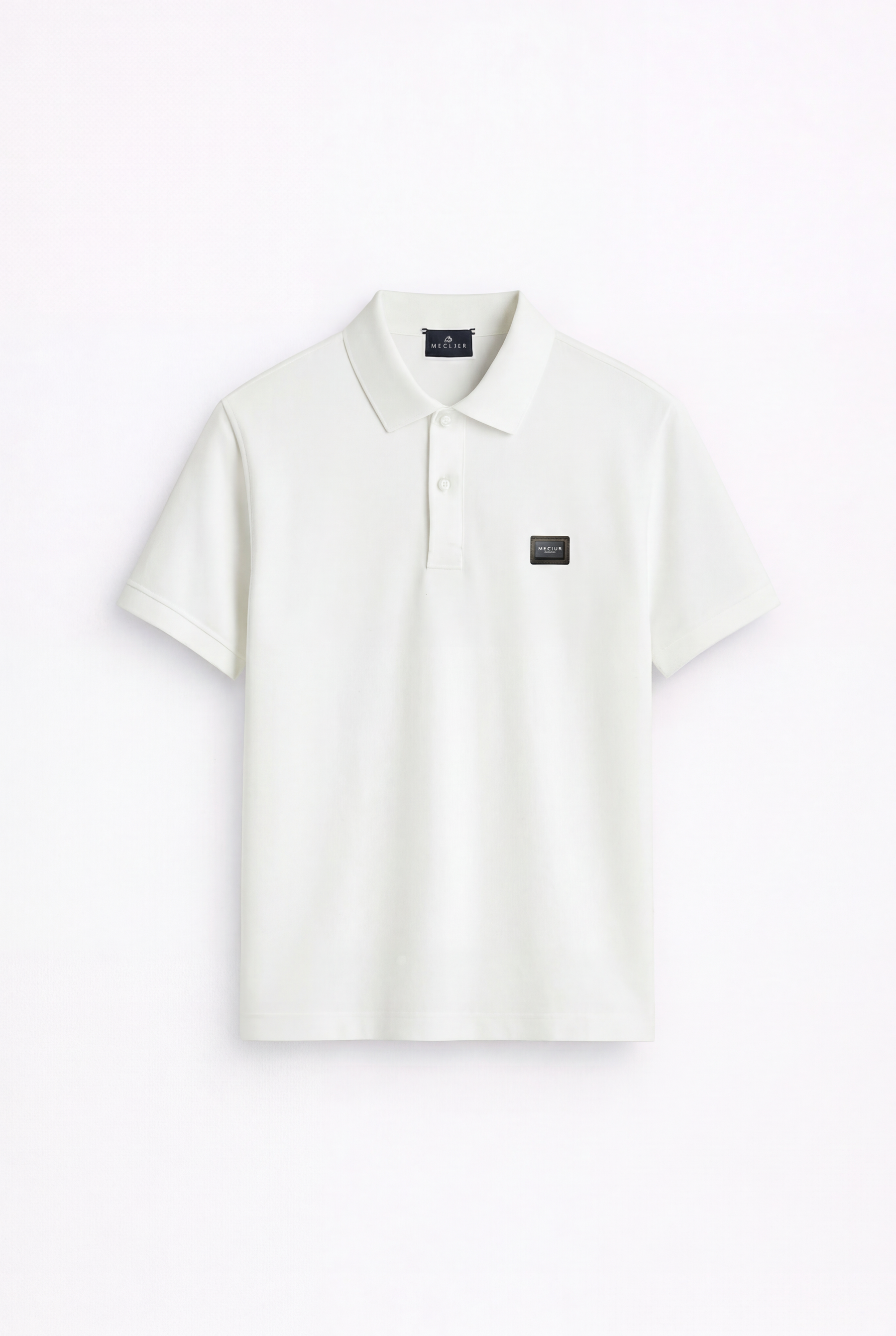 POLO WHITE CON PLACA